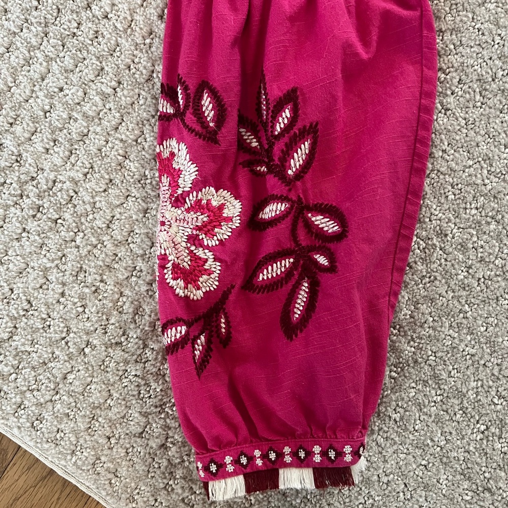 Tory Burch Fuchsia Embroidered Blouse - Picture 10 of 12